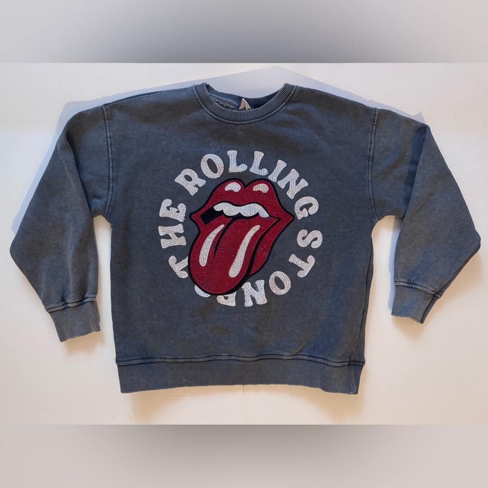 The Rolling Stones X Zara Rolling Stones Sweatshirt In Size 9-10 GUC